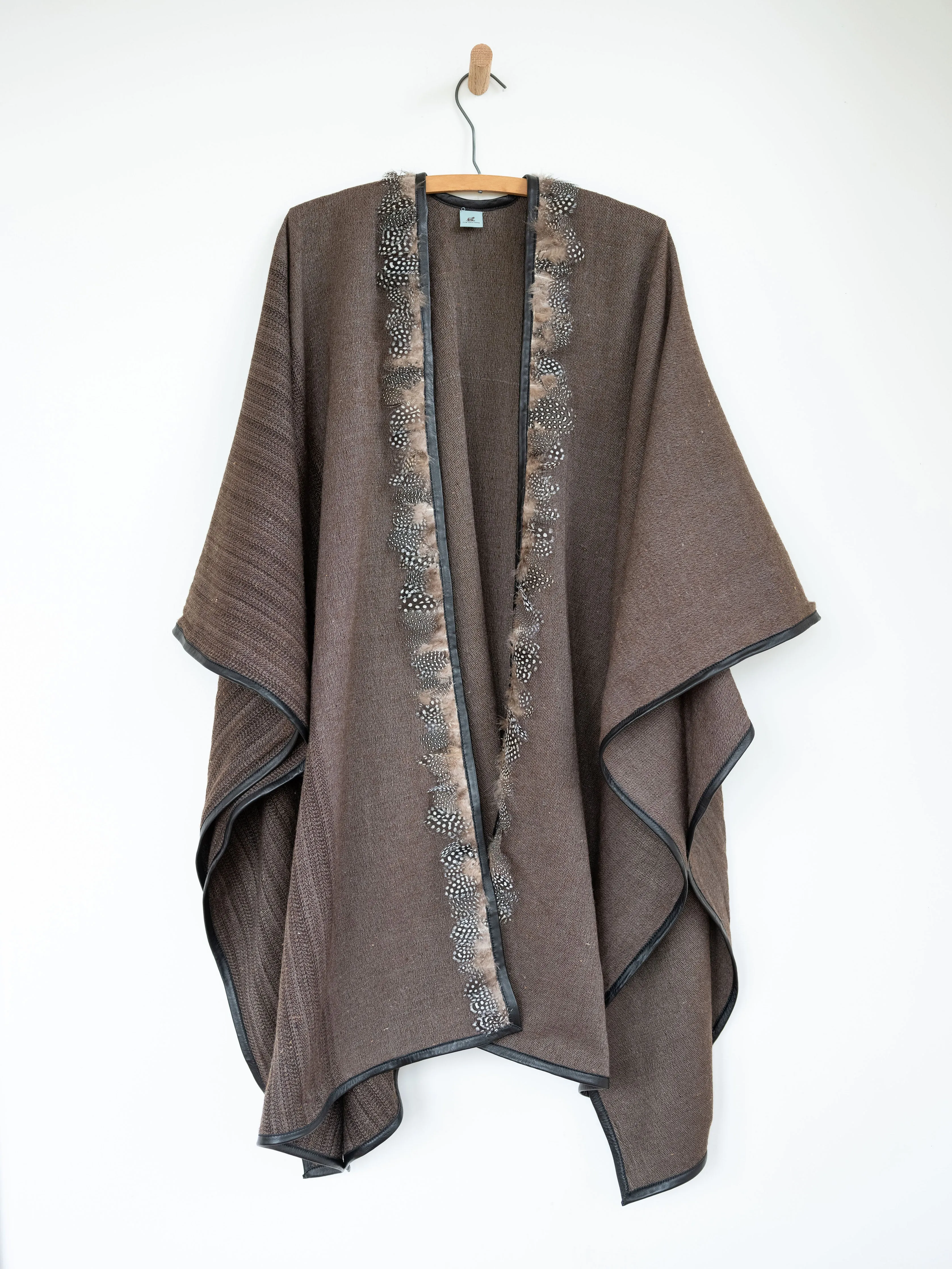 Cape with Guinea Feathers