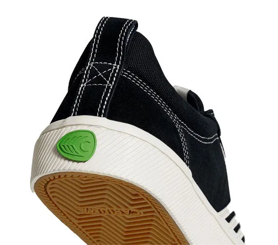 Cariuma Catiba Pro Low - Black Suede/Canvas Ivory
