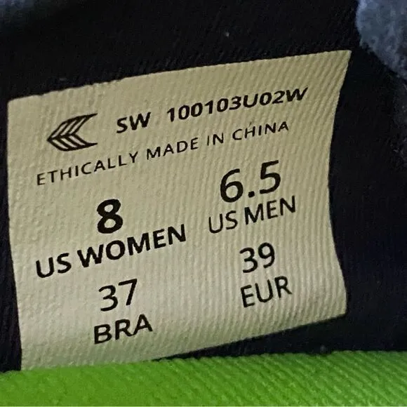 Cariuma Womens 8 OCA Low Top Canvas Sneaker Shoes 100103U02W Navy Blue