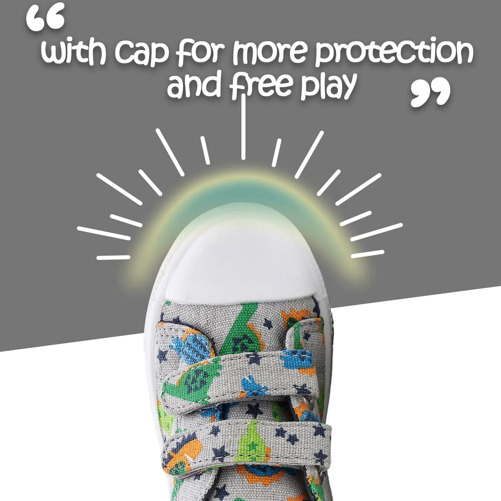 Cartoon Dinosaur Non-slip Canvas Sneakers