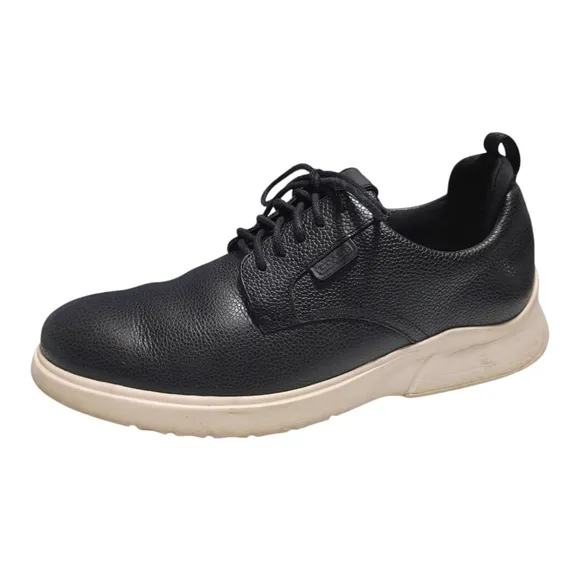 Coach CitySole Derby Black Leather Lace Up Sneakers Men's Size 8.5