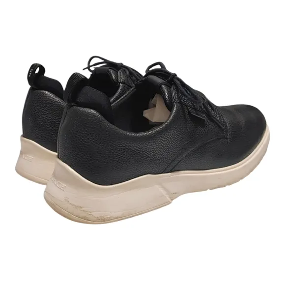 Coach CitySole Derby Black Leather Lace Up Sneakers Men's Size 8.5