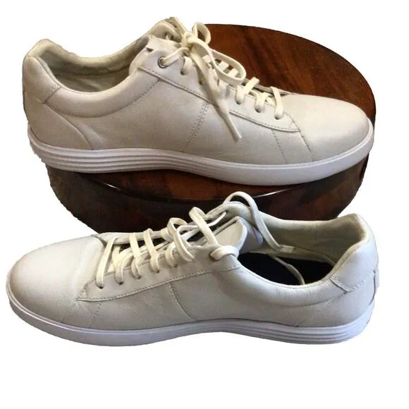 Cole Haan Mens Reagan Grand Sneaker Optical White 10M Excellent Condition!