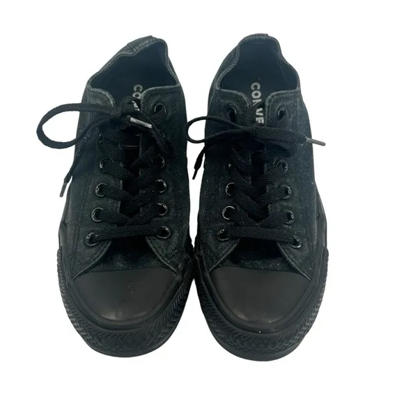 Converse All Star Black Canvas Cap Toe Sneakers Size 6 Men’s (8 Women’s)