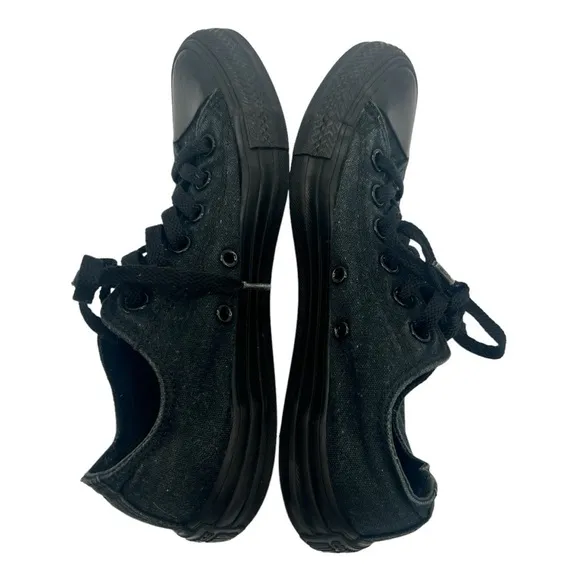 Converse All Star Black Canvas Cap Toe Sneakers Size 6 Men’s (8 Women’s)