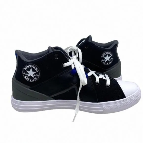 Converse Chuck Taylor Flux Ultra Mid Black Mesh A00810C Sneakers Men’s Leather