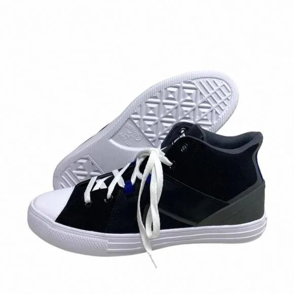 Converse Chuck Taylor Flux Ultra Mid Black Mesh A00810C Sneakers Men’s Leather