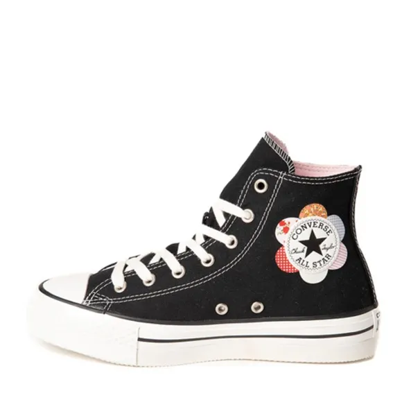 CONVERSE CHUNK TAYLOR ALL STAR/HI LIFT CRAFTED/PATCHWORK SNEAKER/ BIG KIDS