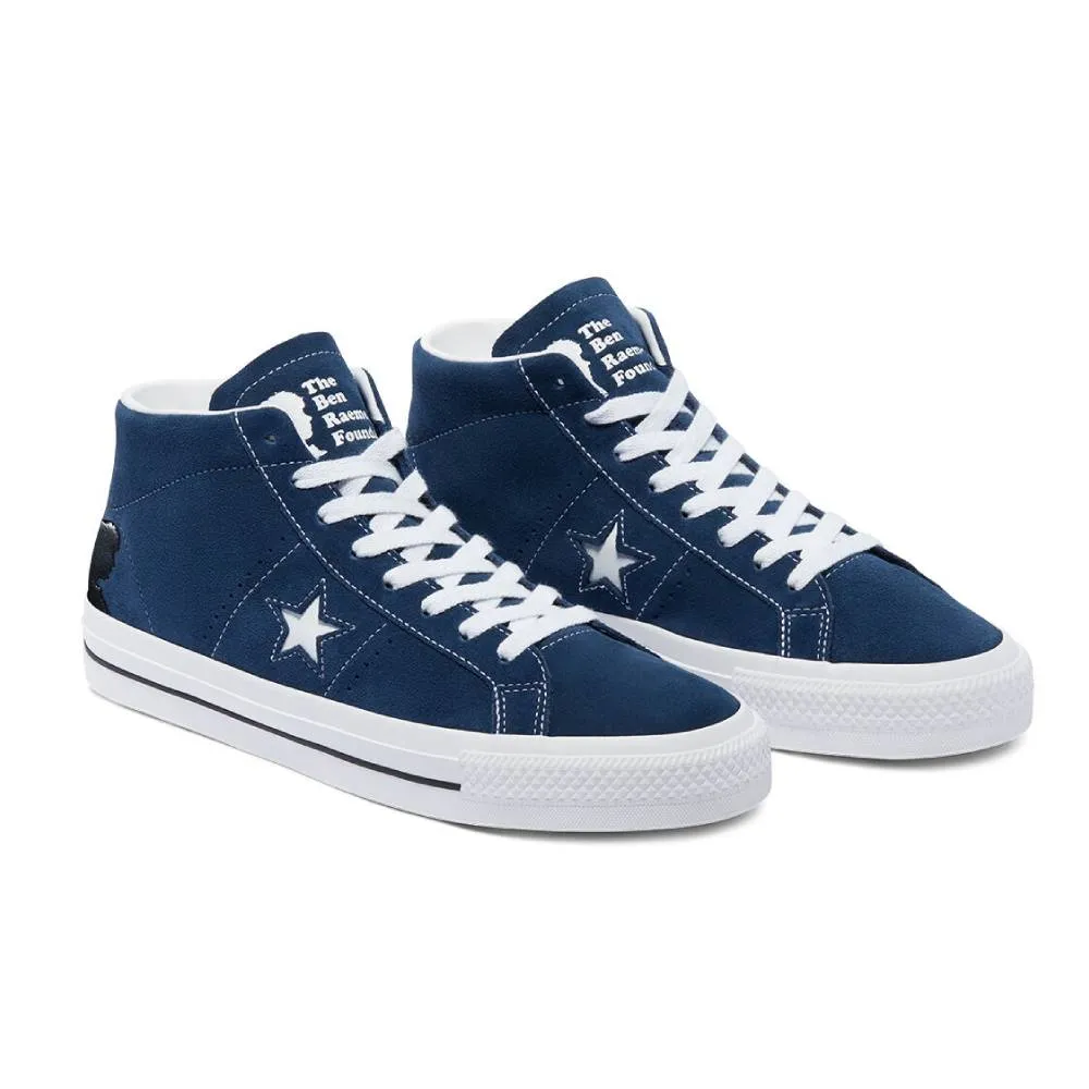 Converse One Star Pro Mid Ben Raemers Foundation - Navy/White/Black