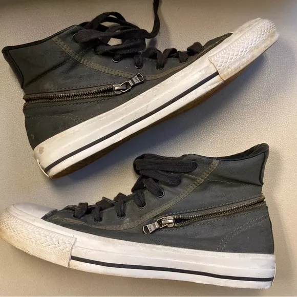 Converse X John Varvatos Zipper High Tops men’s  8 Women’s 10 145380C streetwear