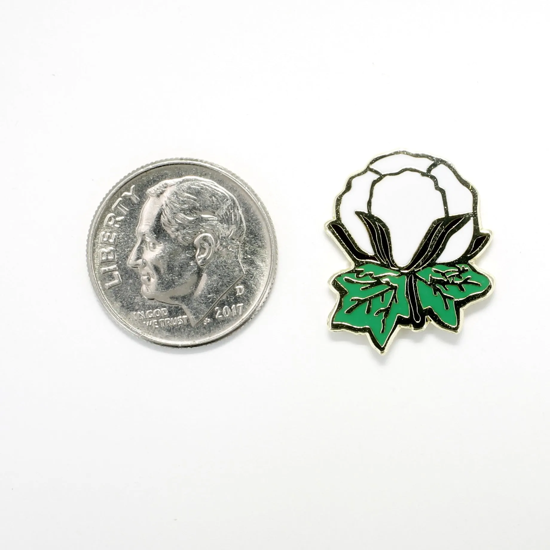 Cotton Boll or Cotton Inc.  Lapel Pins