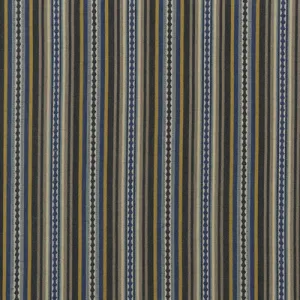 Dalton Stripe-Indigo/Ochre