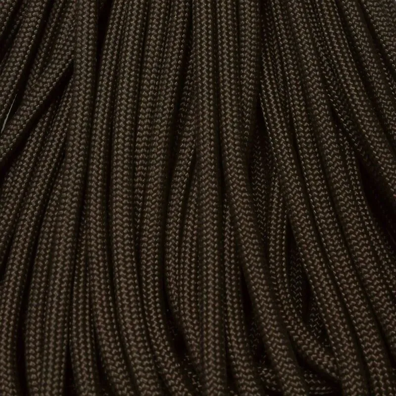 Dark Brown Boot Laces *Guaranteed for Life* 550 Paracord Steel Tip