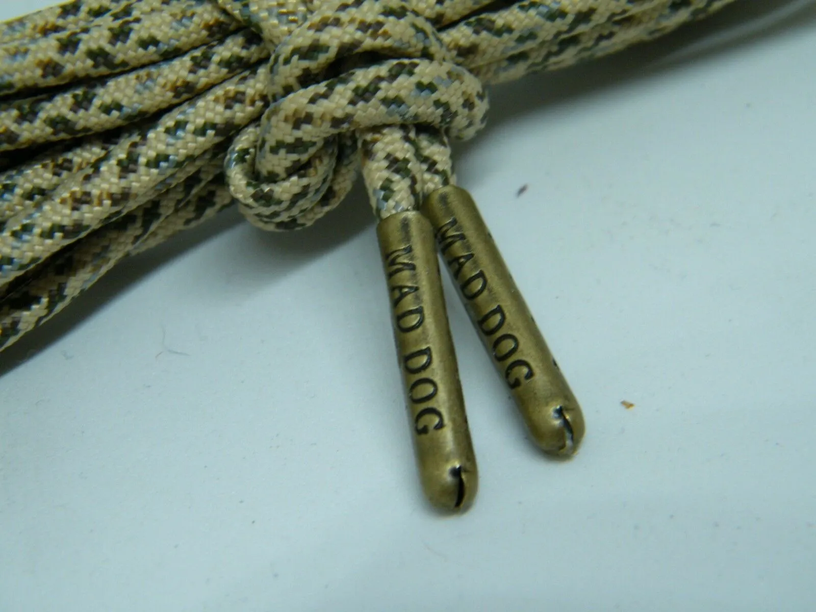 Desert Camo Boot Laces *Guaranteed for Life* 550 Paracord Steel Tip Shoelaces