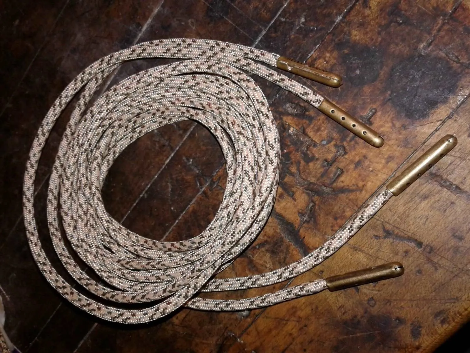 Desert Camo Boot Laces *Guaranteed for Life* 550 Paracord Steel Tip Shoelaces