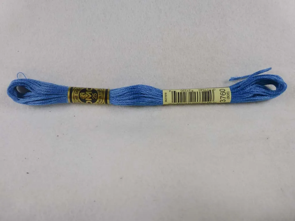 DMC Floss 3760 Medium Wedgewood