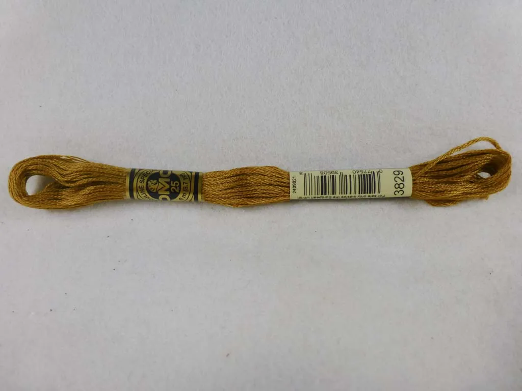 DMC Floss 3829 Very Dark Old Gold
