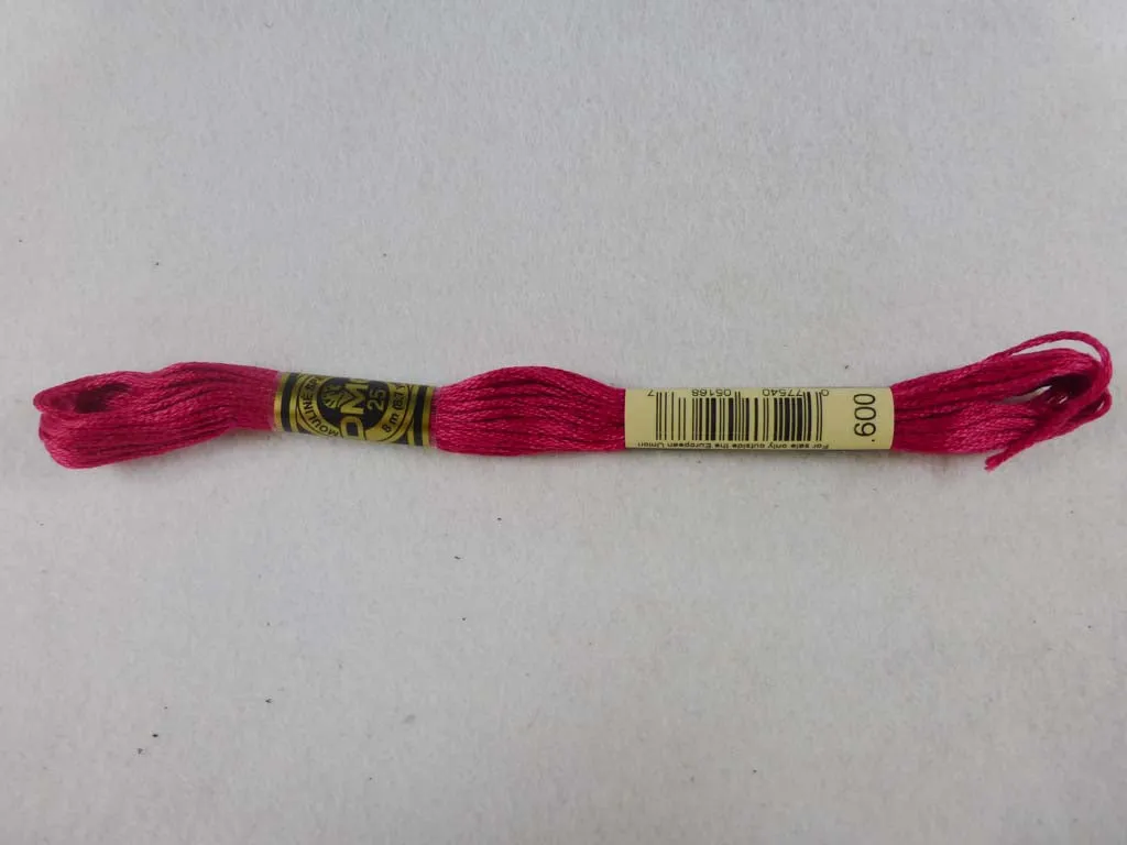DMC Floss 600 Very Dark Cranberry