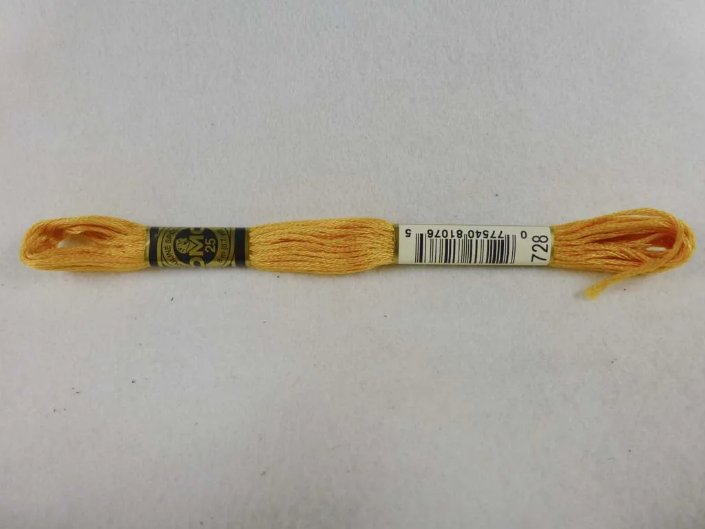 DMC Floss 728 Topaz