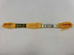 DMC Floss 728 Topaz