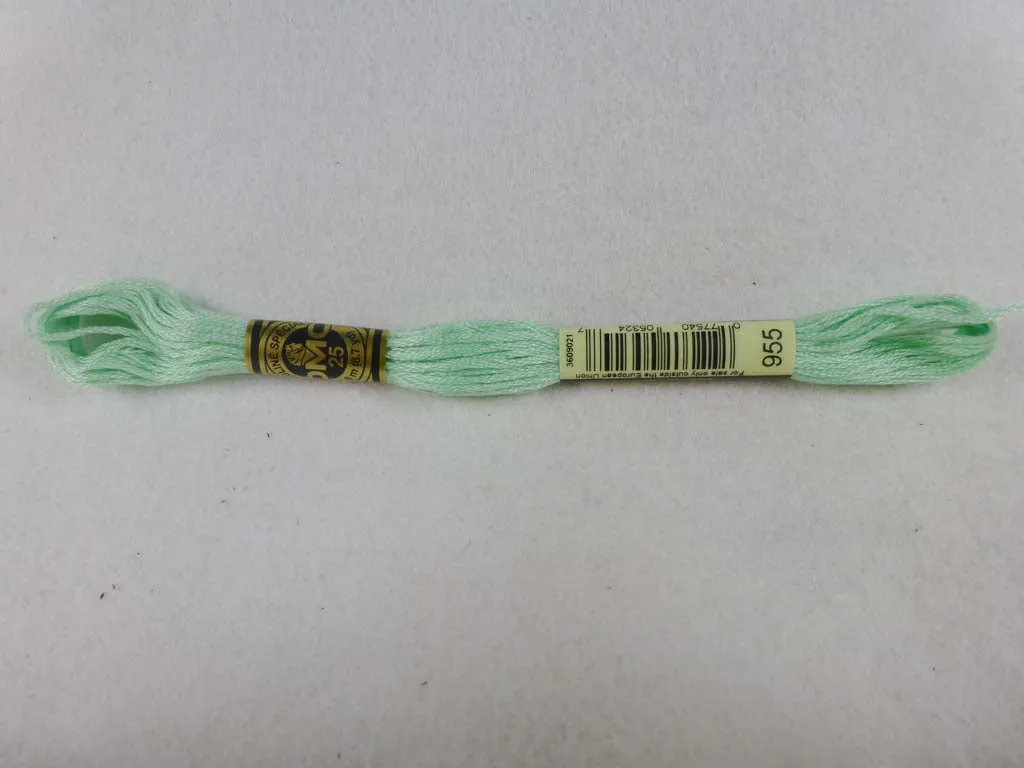 DMC Floss 955 Light Nile Green