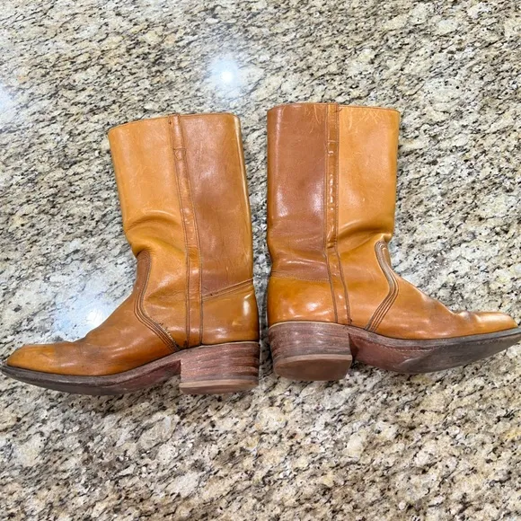 Double H Vintage Men’s Leather Boots, Size 10 D
