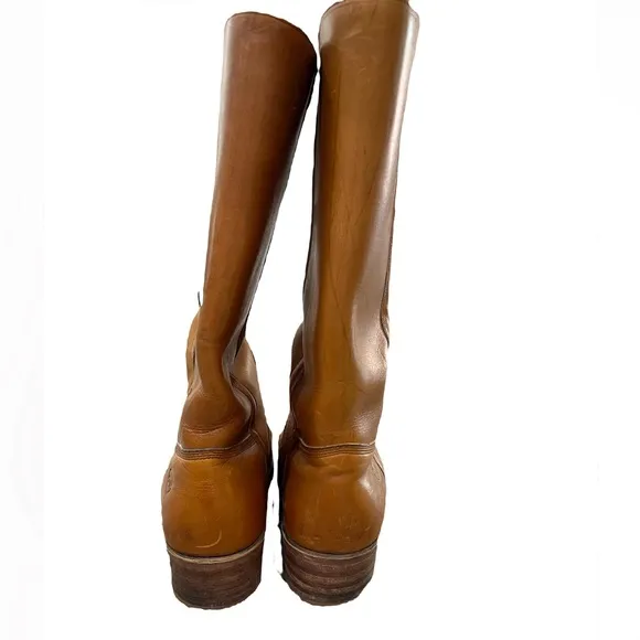 Double H Vintage Men’s Leather Boots, Size 10 D