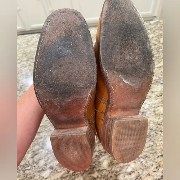 Double H Vintage Men’s Leather Boots, Size 10 D