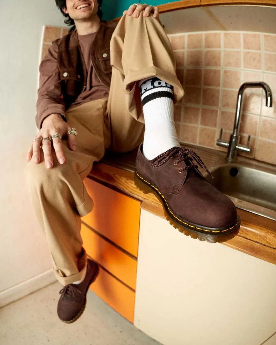 Dr. Martens 1461 Chestnut Brown Waxed Full Grain