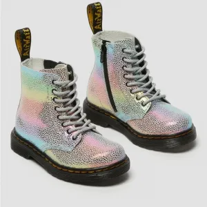 Dr. Martens ✨ TODDLER 1460 • PASCAL • IRIDESCENT • LACE UP BOOTS • Size 10 Youth