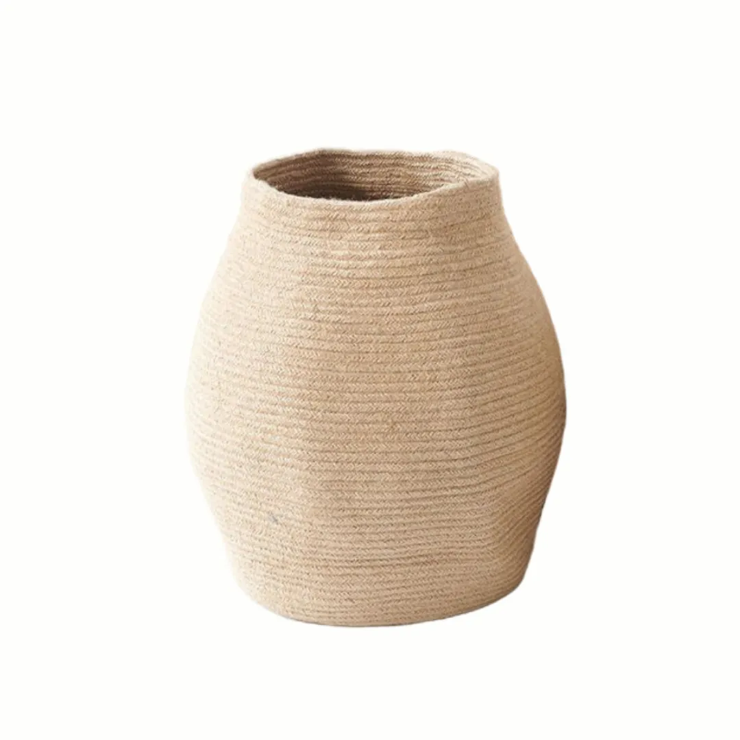 Eadie Lifestyle Vaso Jute Floor Basket Large