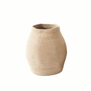 Eadie Lifestyle Vaso Jute Floor Basket Medium
