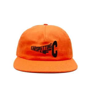 EARSPLITTING FC - 5 Panel Logo Cap - Burnt Orange