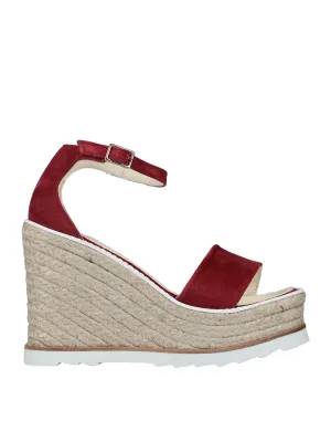 ESPADRILLES Leather Espadrilles (17179520OG) Woman