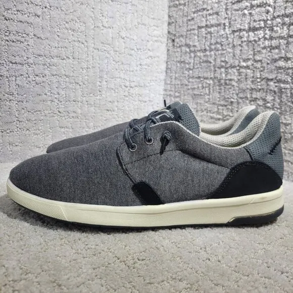 Florsheim Crossover Men's Size 8.5W US Gray Canvas Slip-On Sneakers 14405-001