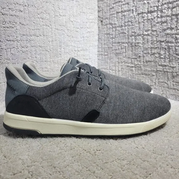 Florsheim Crossover Men's Size 8.5W US Gray Canvas Slip-On Sneakers 14405-001