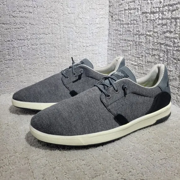 Florsheim Crossover Men's Size 8.5W US Gray Canvas Slip-On Sneakers 14405-001