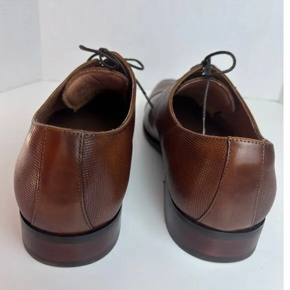 Florsheim Mens Shoes Sz 13D Postino Plain Toe Oxford Cognac Leather 15149-221 *