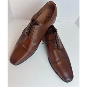 Florsheim Mens Shoes Sz 13D Postino Plain Toe Oxford Cognac Leather 15149-221 *