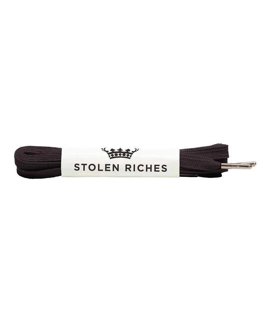 Folsom Black (Length: 45"/114cm) with silver tip