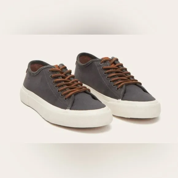 FRYE Men’s Ludlow Low-Top Sneakers Gray Size 10