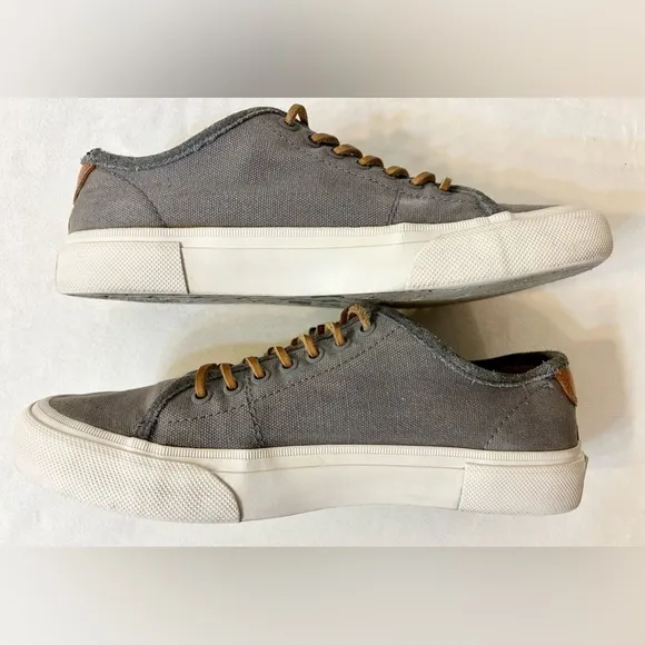 FRYE Men’s Ludlow Low-Top Sneakers Gray Size 10