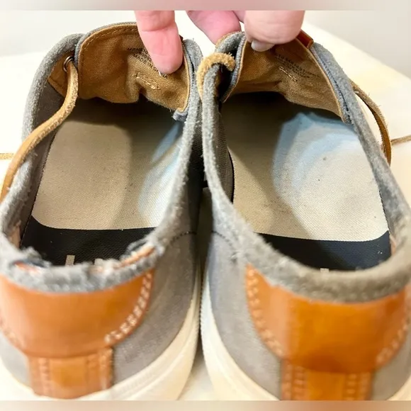 FRYE Men’s Ludlow Low-Top Sneakers Gray Size 10