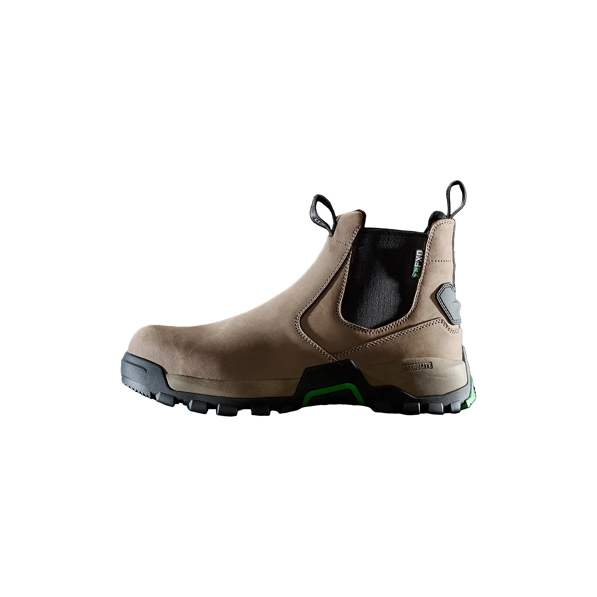 FXD Mens' WB-4 Elastic Sided Work Boots - Stone
