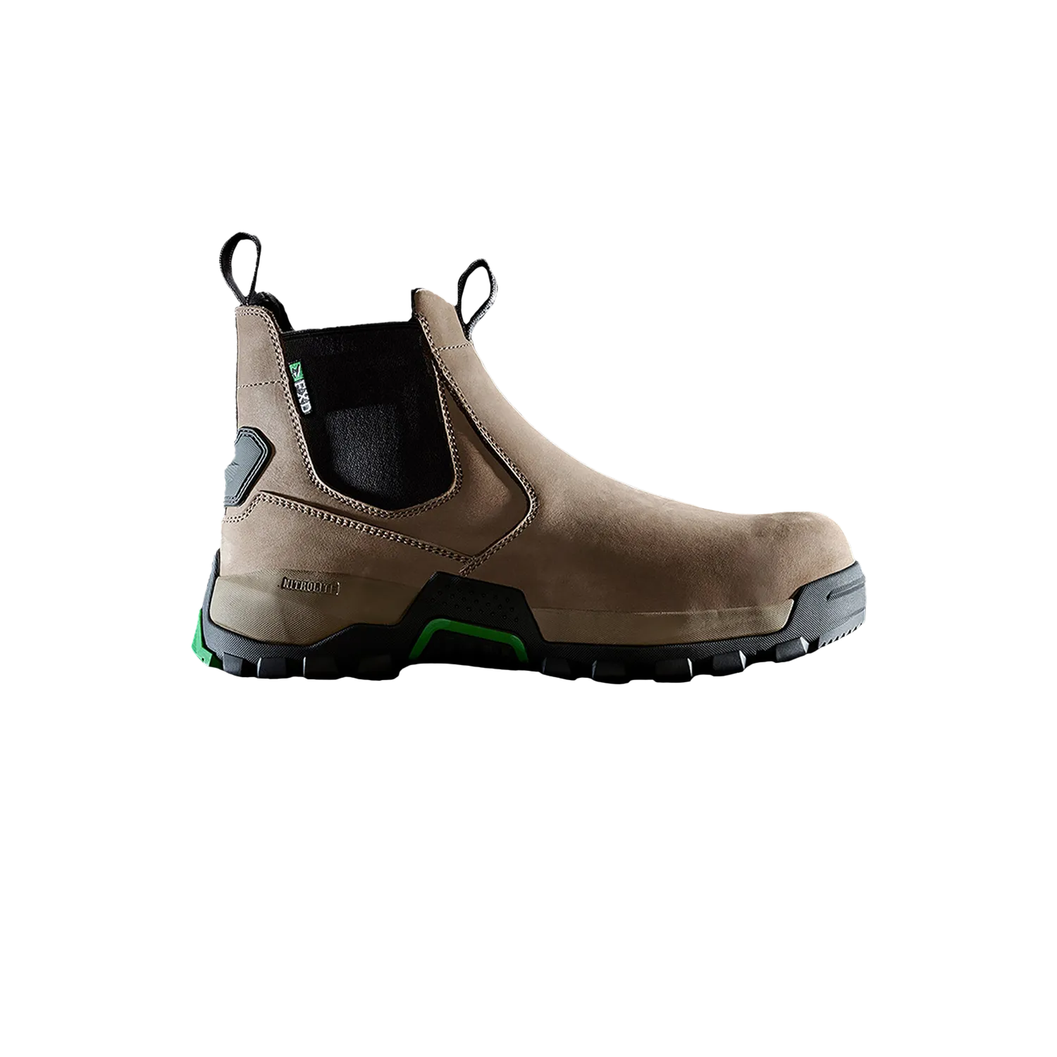 FXD Mens' WB-4 Elastic Sided Work Boots - Stone