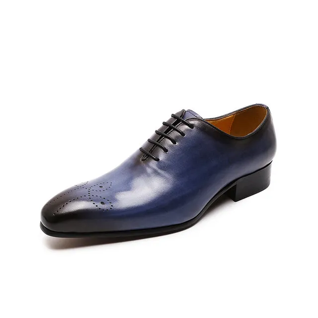 Genuine Calf Leather Men Dress Shoes