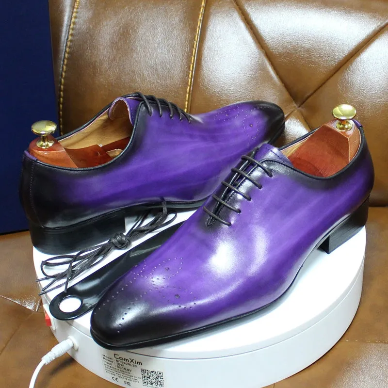 Genuine Calf Leather Men Dress Shoes