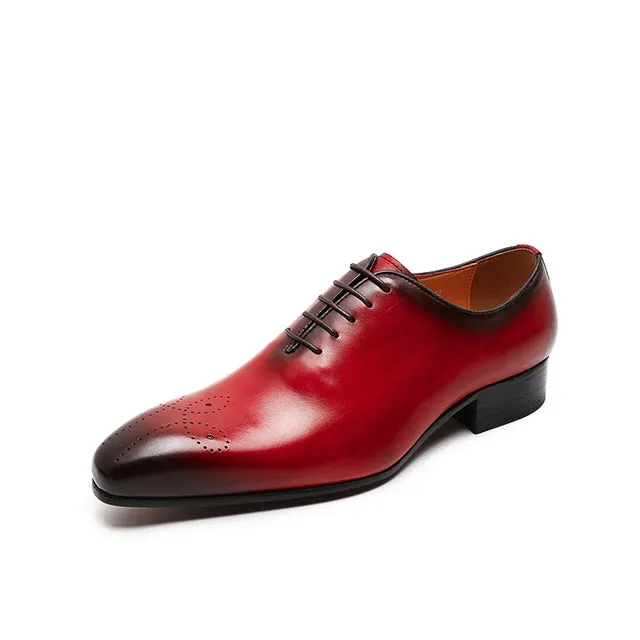Genuine Calf Leather Men Dress Shoes