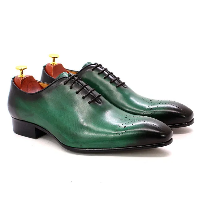 Genuine Calf Leather Men Dress Shoes