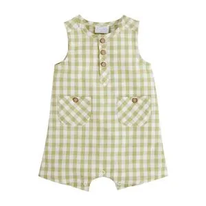 Gingham Shortall - Green